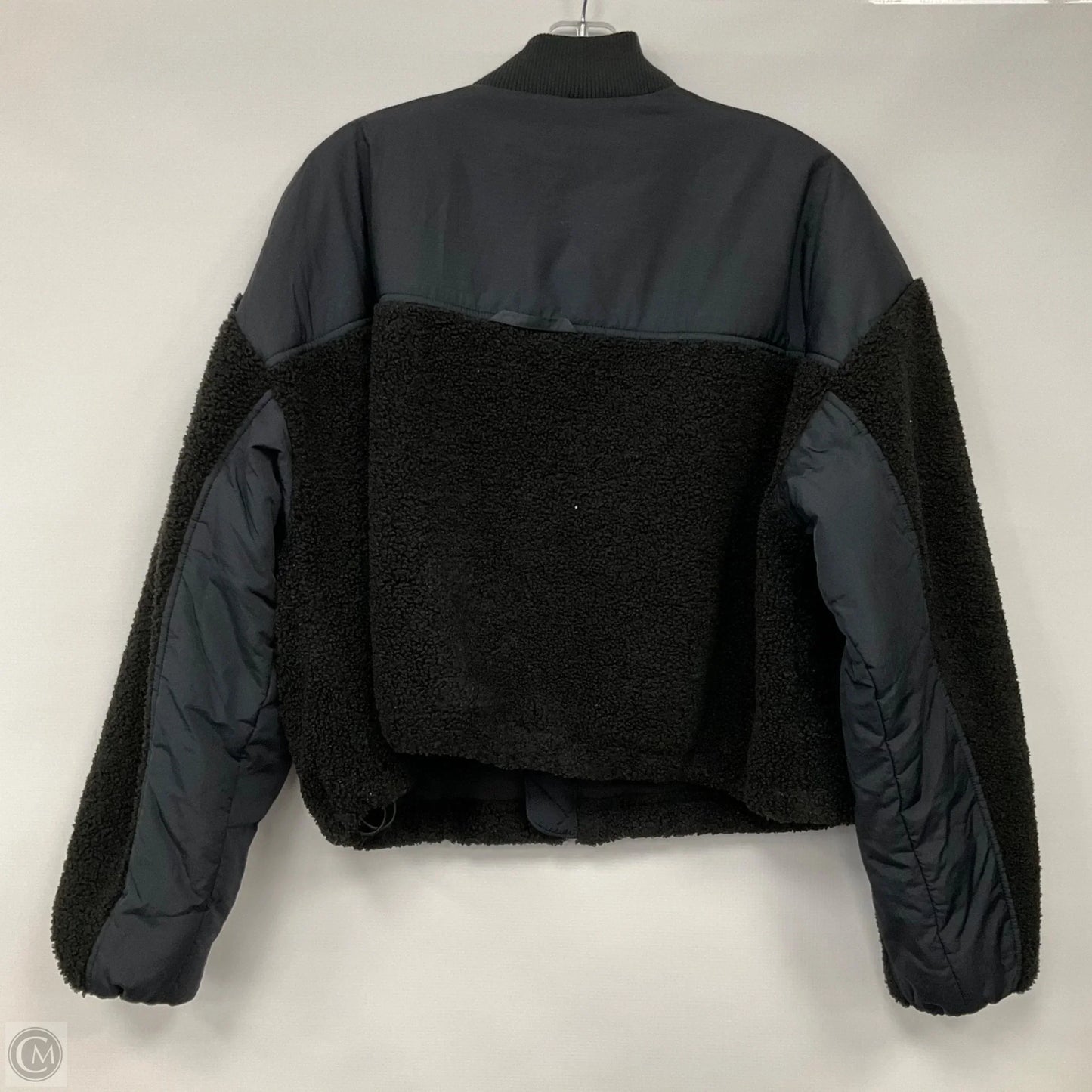 Jacket Faux Fur & Sherpa By All In Motion In Black, Size: L