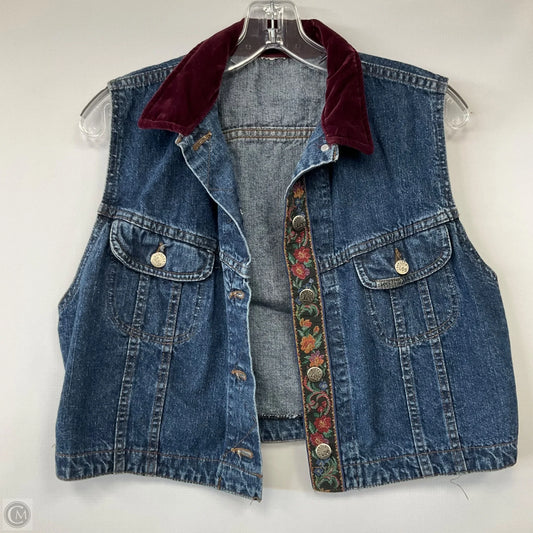 Vest Other by Lee In Blue Denim, Size: S