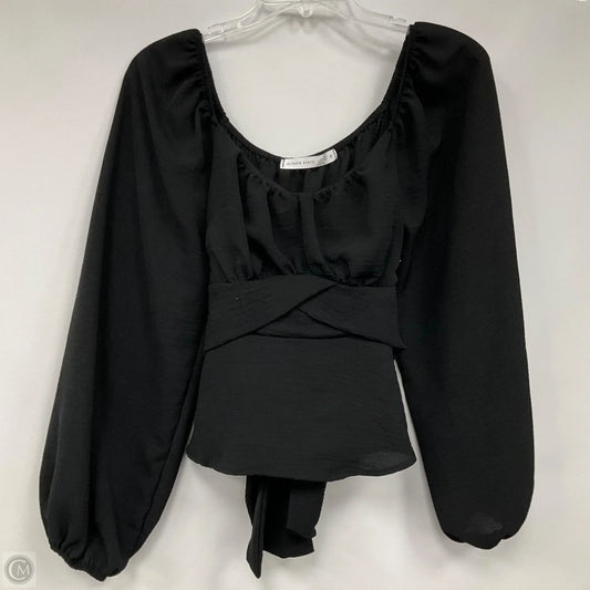 Top Long Sleeve By Altard State In Black, Size: S