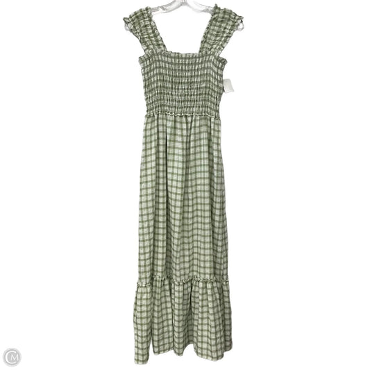 Dress Casual Maxi By Max Studio In Plaid Pattern, Size: Xs