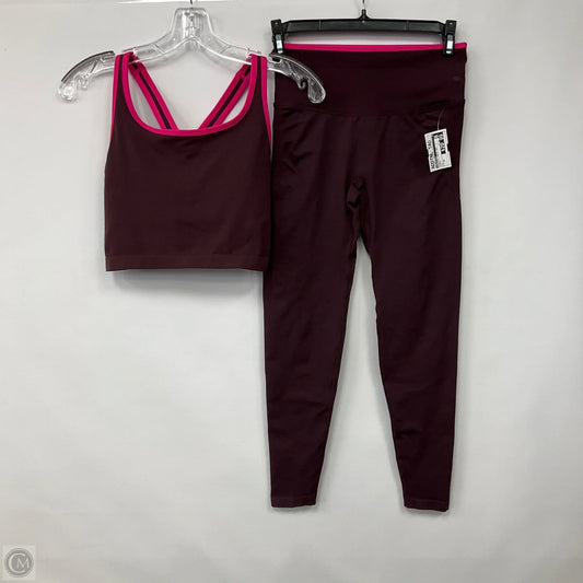 Athletic Pants 2pc By Fabletics In Purple, Size: Xs