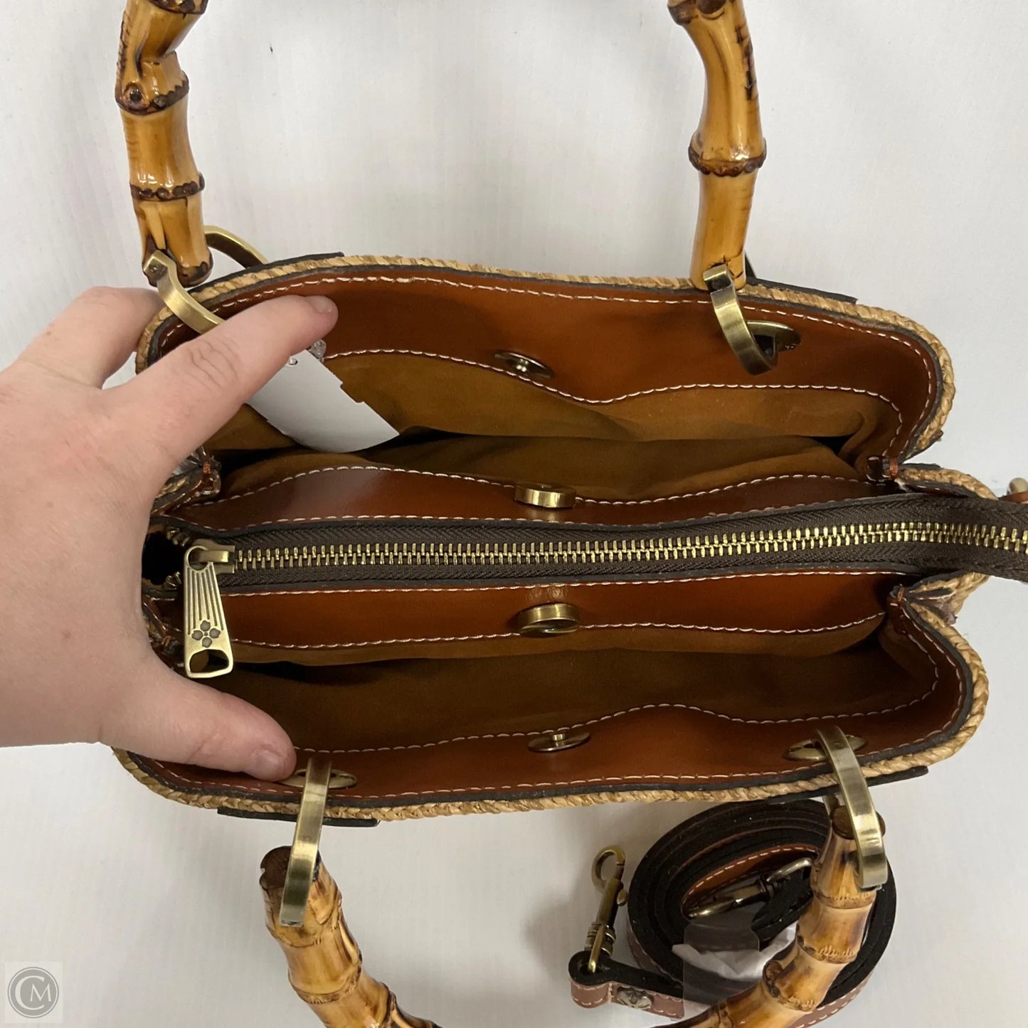 Woven Crossbody Designer By Patricia Nash, Size: Small