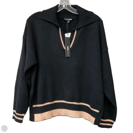Sweater By Fashion Nova In Black, Size: S