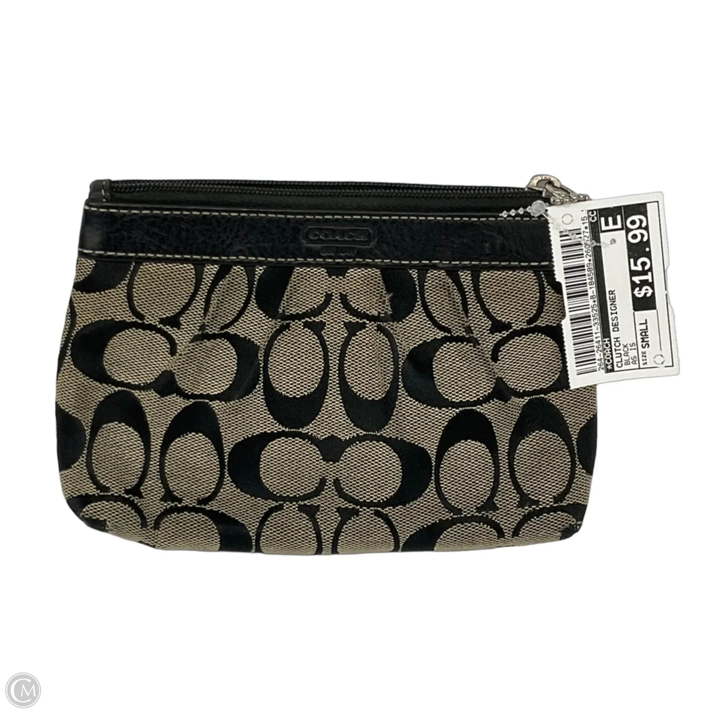 Clutch Designer By Coach, Size: Small