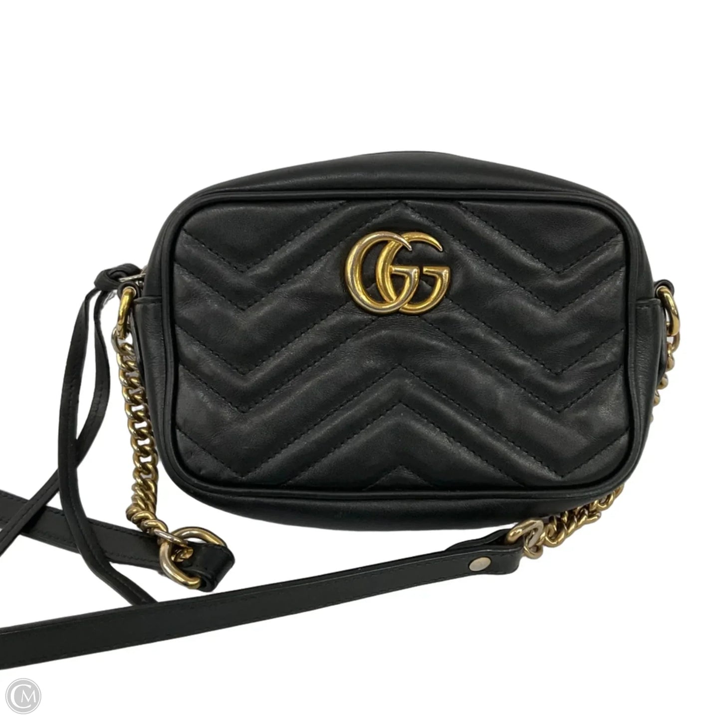 Crossbody Luxury Designer By Gucci, Size: Small