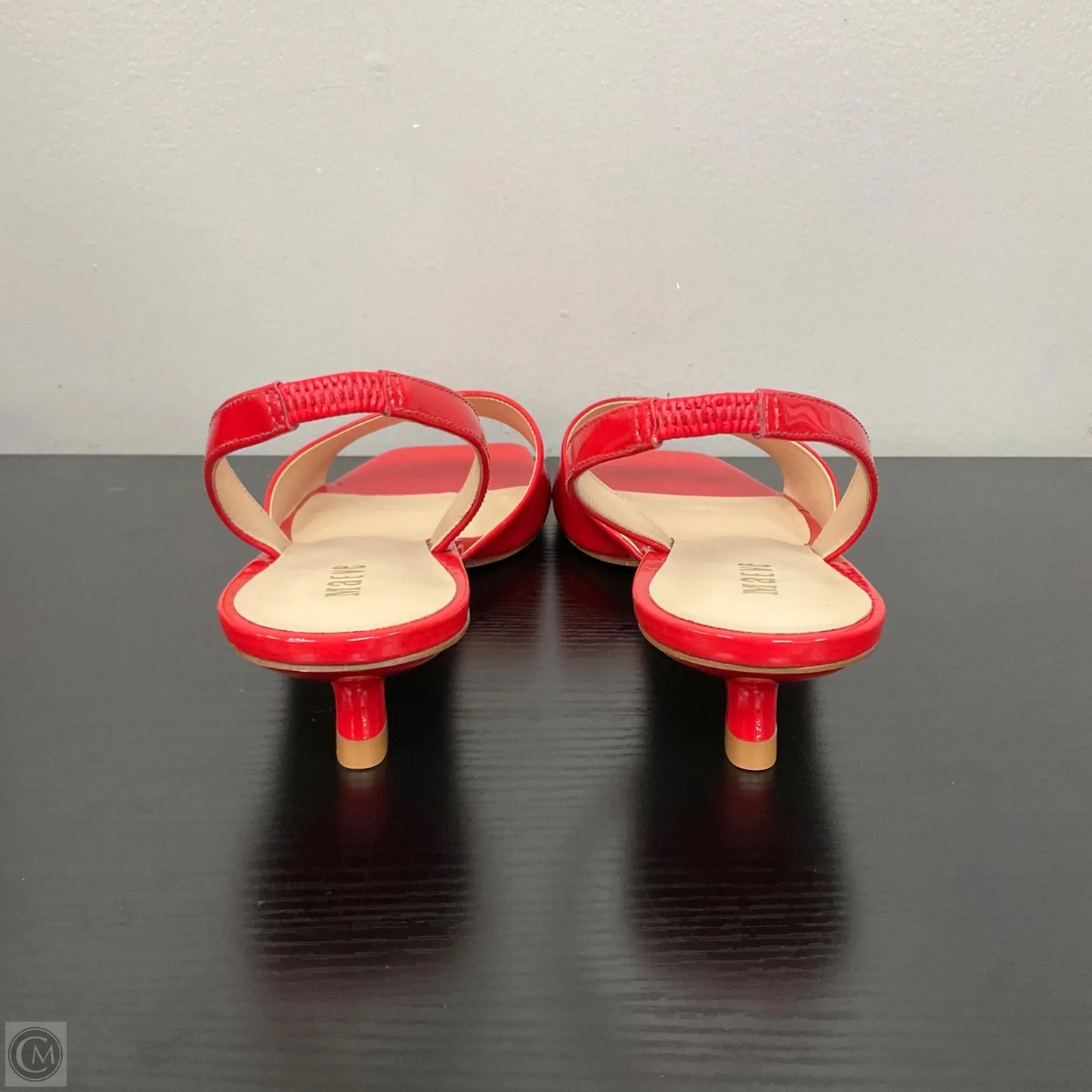 Sandals Heels Kitten By Maeve In Red, Size: 10