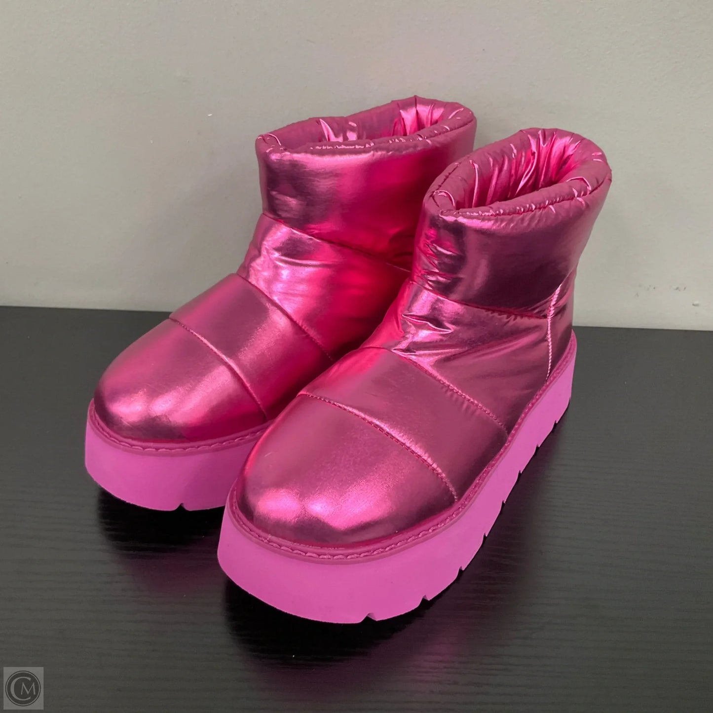 Boots Snow By Portland In Pink, Size: 8