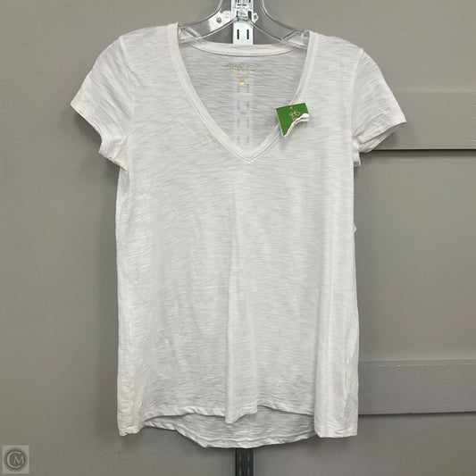 Top Short Sleeve Designer By Lilly Pulitzer In White, Size: Xxs