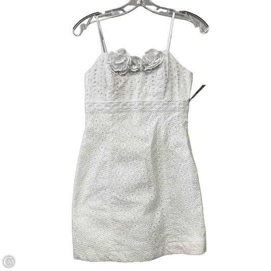 Dress Designer By Lilly Pulitzer In White, Size: 0