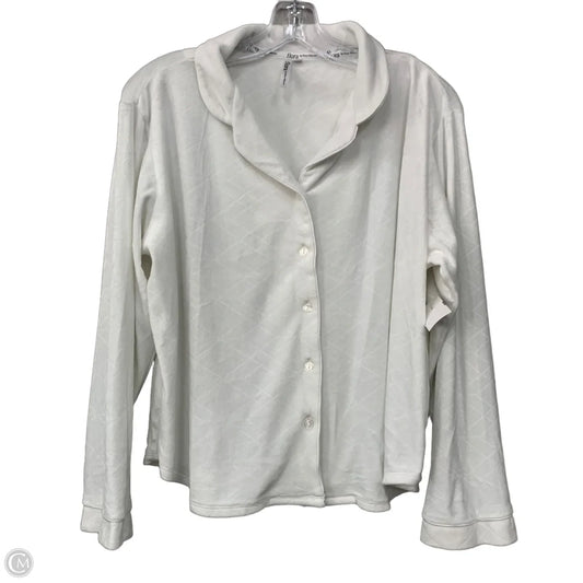 Top Long Sleeve By Flora Nikrooz In White, Size: M