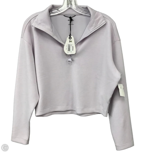Athletic Top Long Sleeve Collar By Prana In Purple, Size: S
