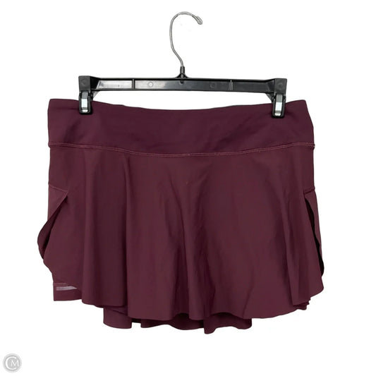 Athletic Skort By Lululemon In Purple, Size: 6