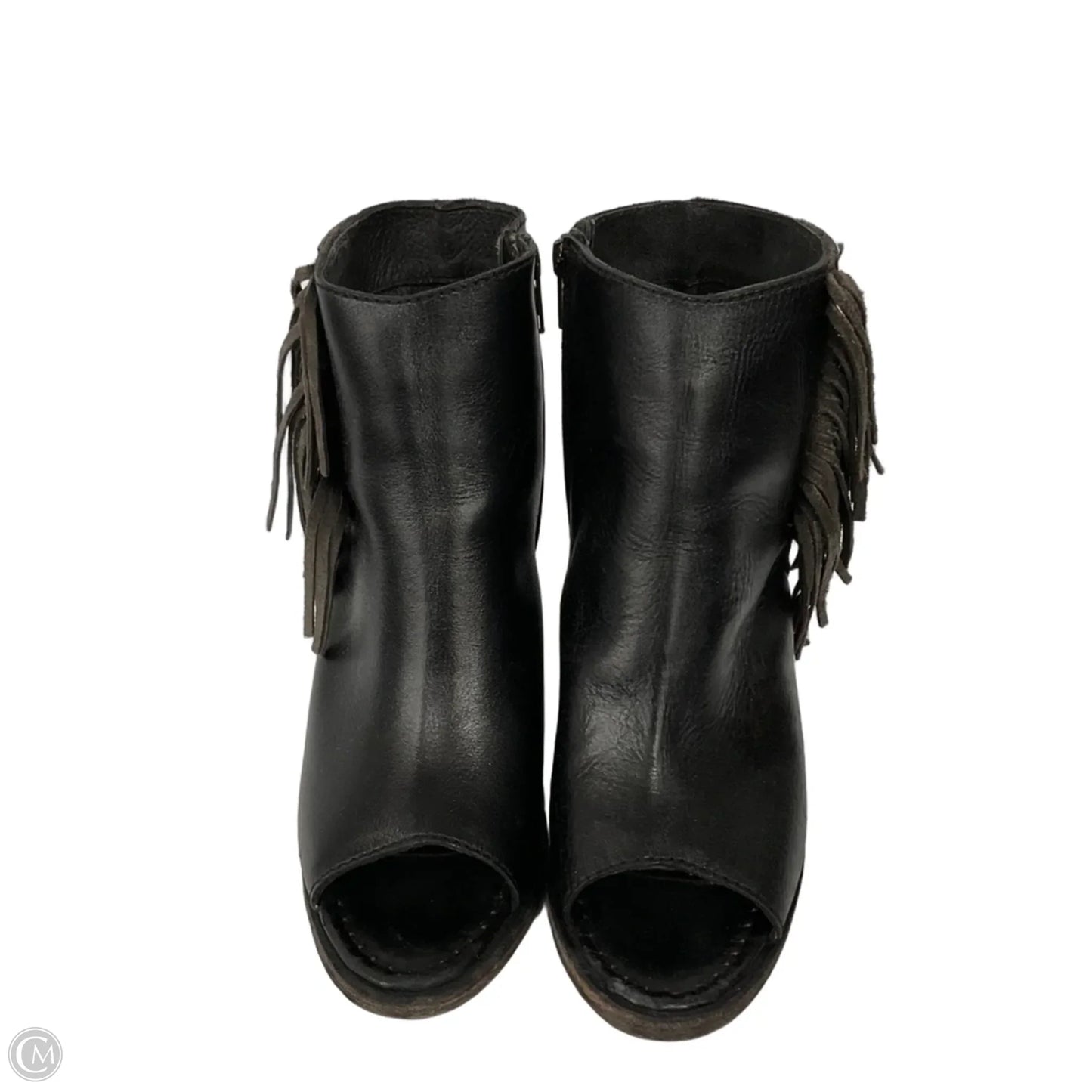 Boots Ankle Heels By Cmb In Black, Size: 7.5
