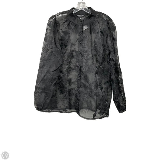 Top Long Sleeve By Torrid In Black, Size: 2x