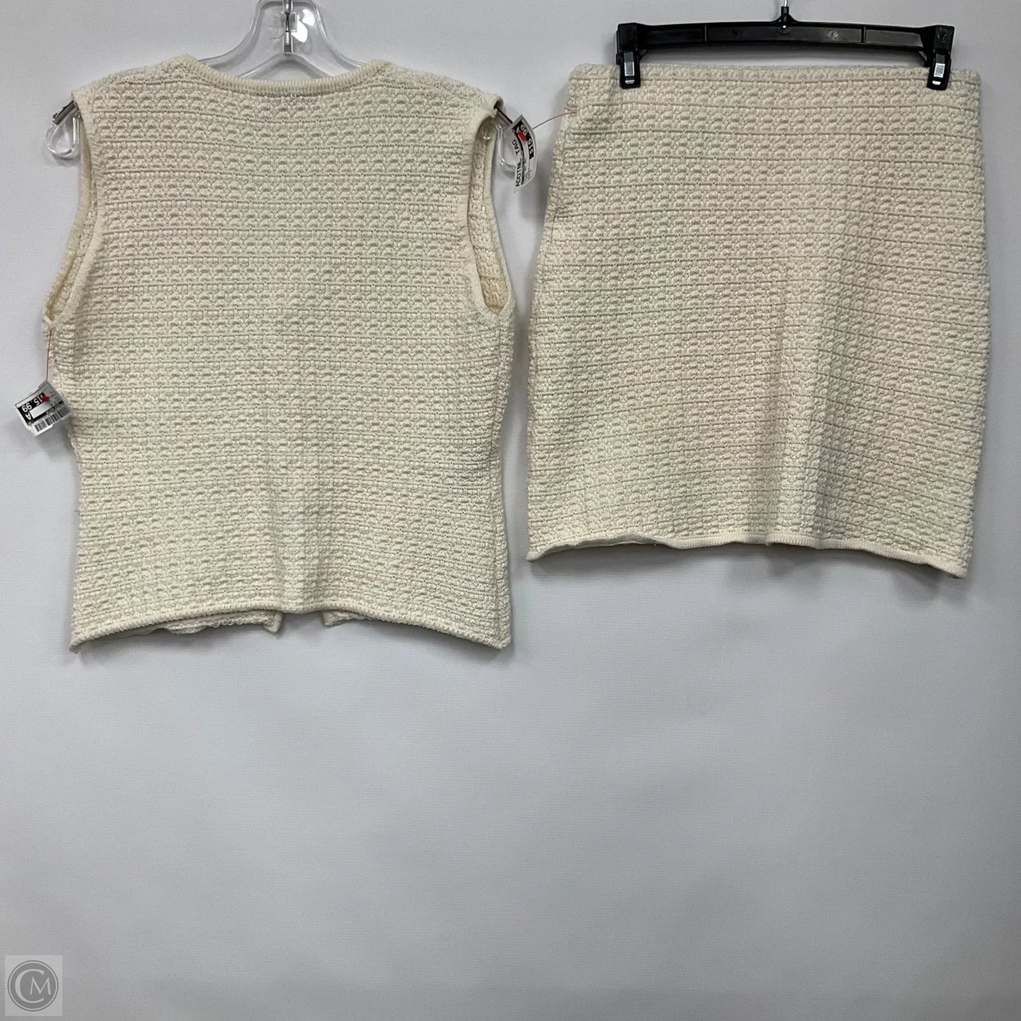 Skirt Set 2pc By Zredara In Cream, Size: S