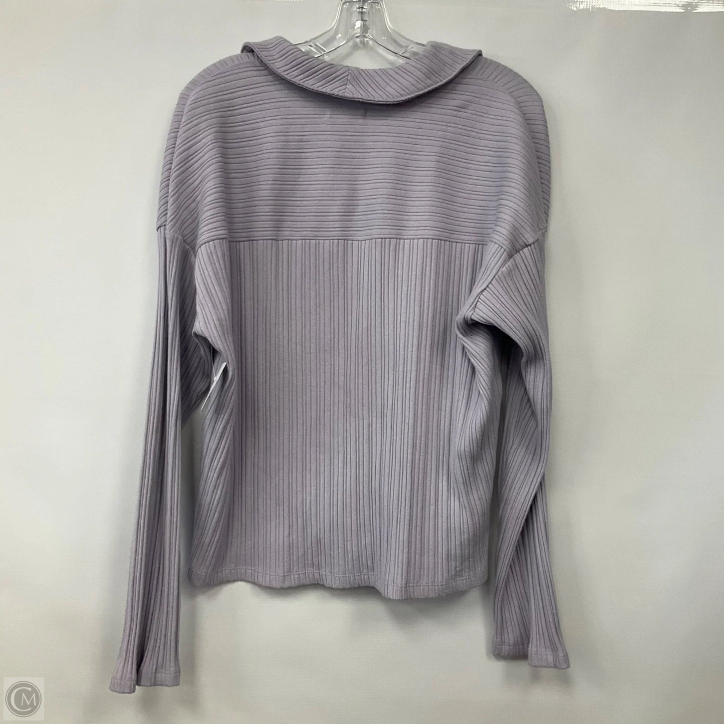Top Long Sleeve By Madewell In Purple, Size: Xl