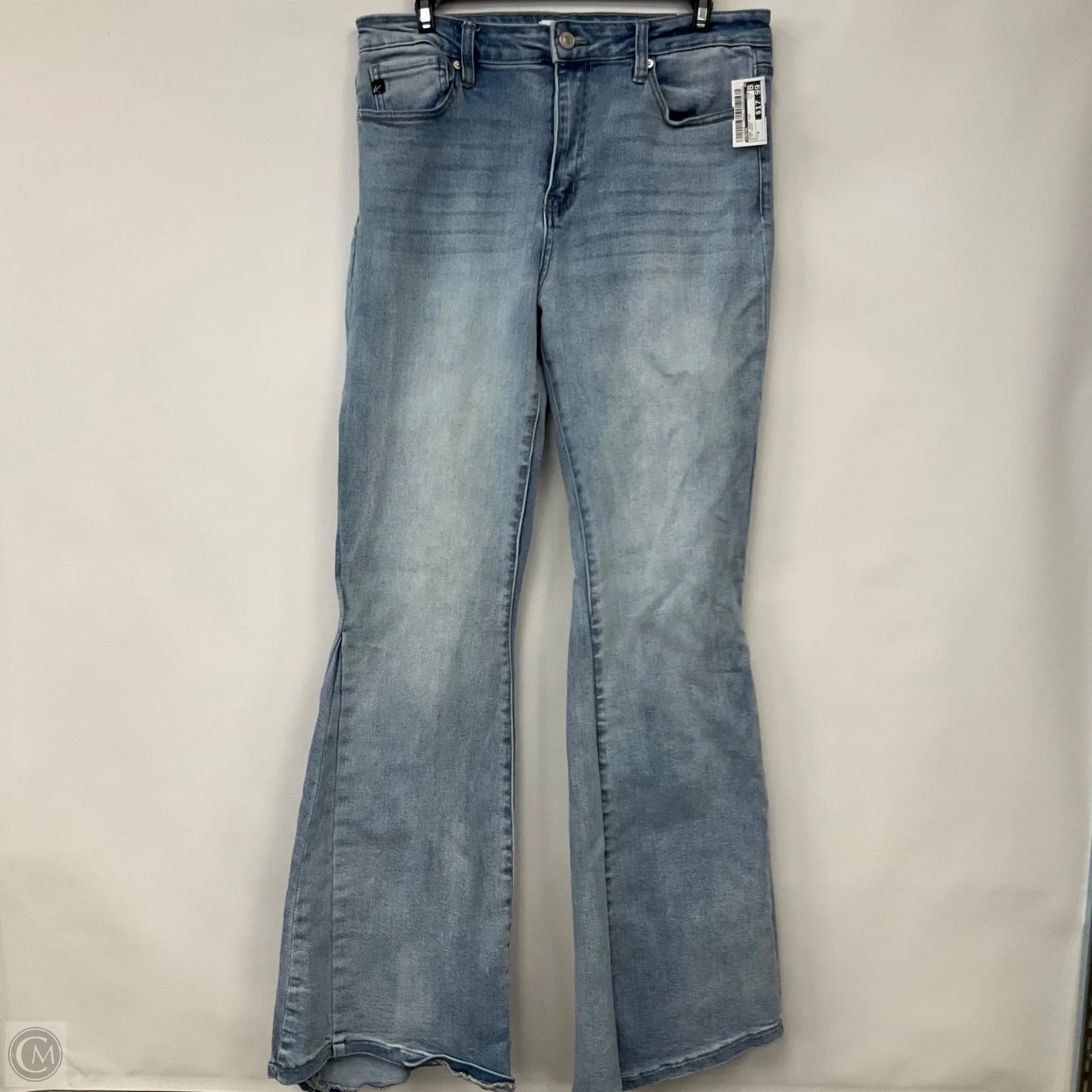 Jeans Boot Cut By Kancan In Blue Denim, Size: 8