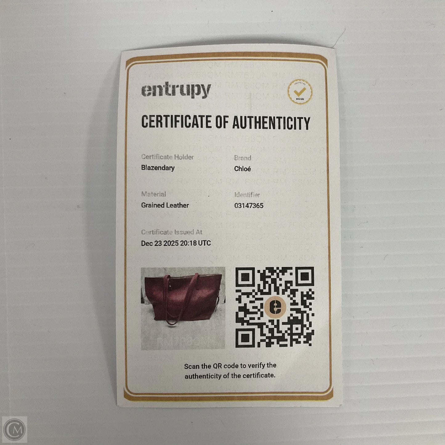 Handbag Luxury Designer By Chloe, Size: Medium