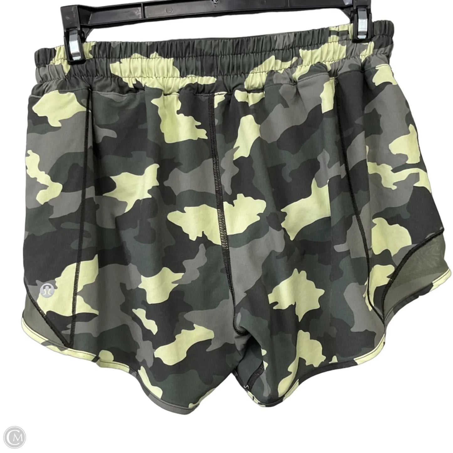 Athletic Shorts By Lululemon In Camouflage Print, Size: 6