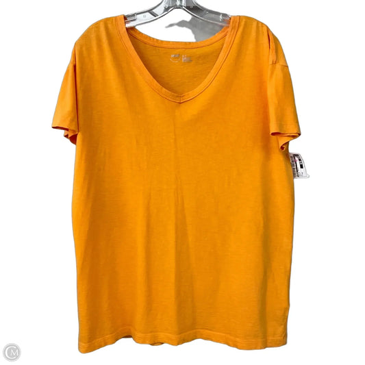 Top Short Sleeve Basic By Aerie In Orange, Size: Xs