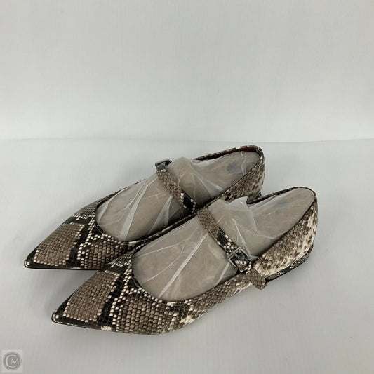 Shoes Flats By Franco Sarto In Snakeskin Print, Size: 7