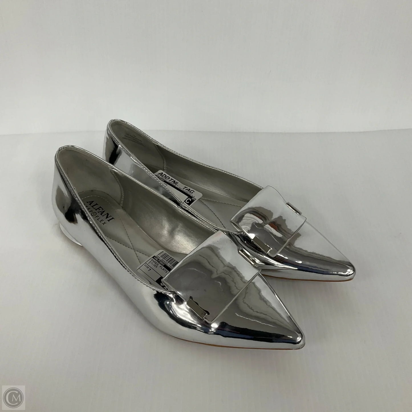 Shoes Flats By Alfani In Silver, Size: 7