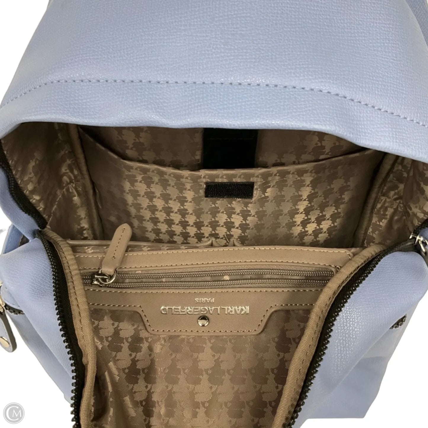 Backpack Designer By Karl Lagerfeld, Size: Large