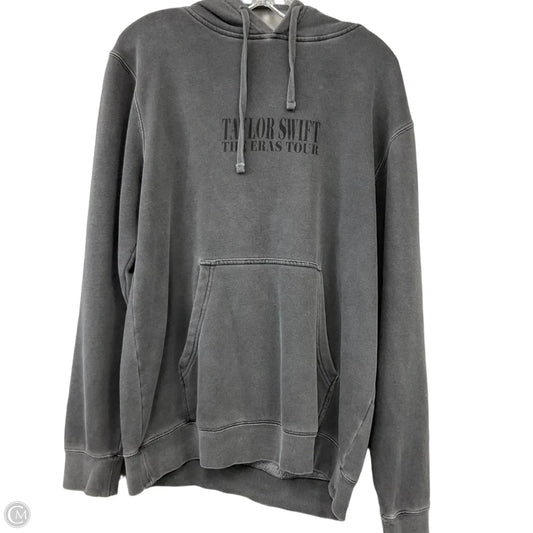 Sweatshirt Hoodie By Clothes Mentor In Grey, Size: M