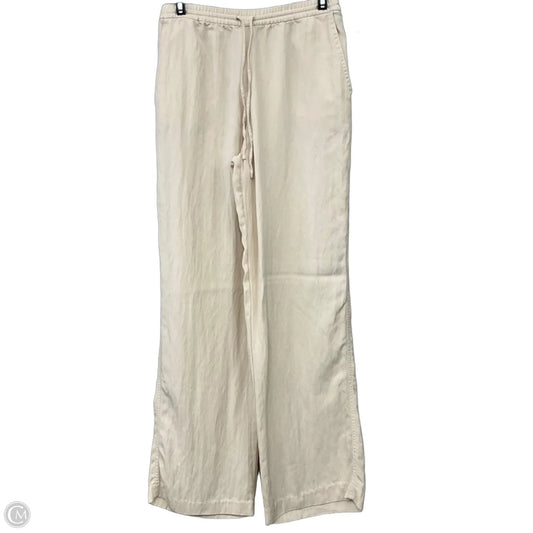 Pants Wide Leg By Zara In Cream, Size: Xs