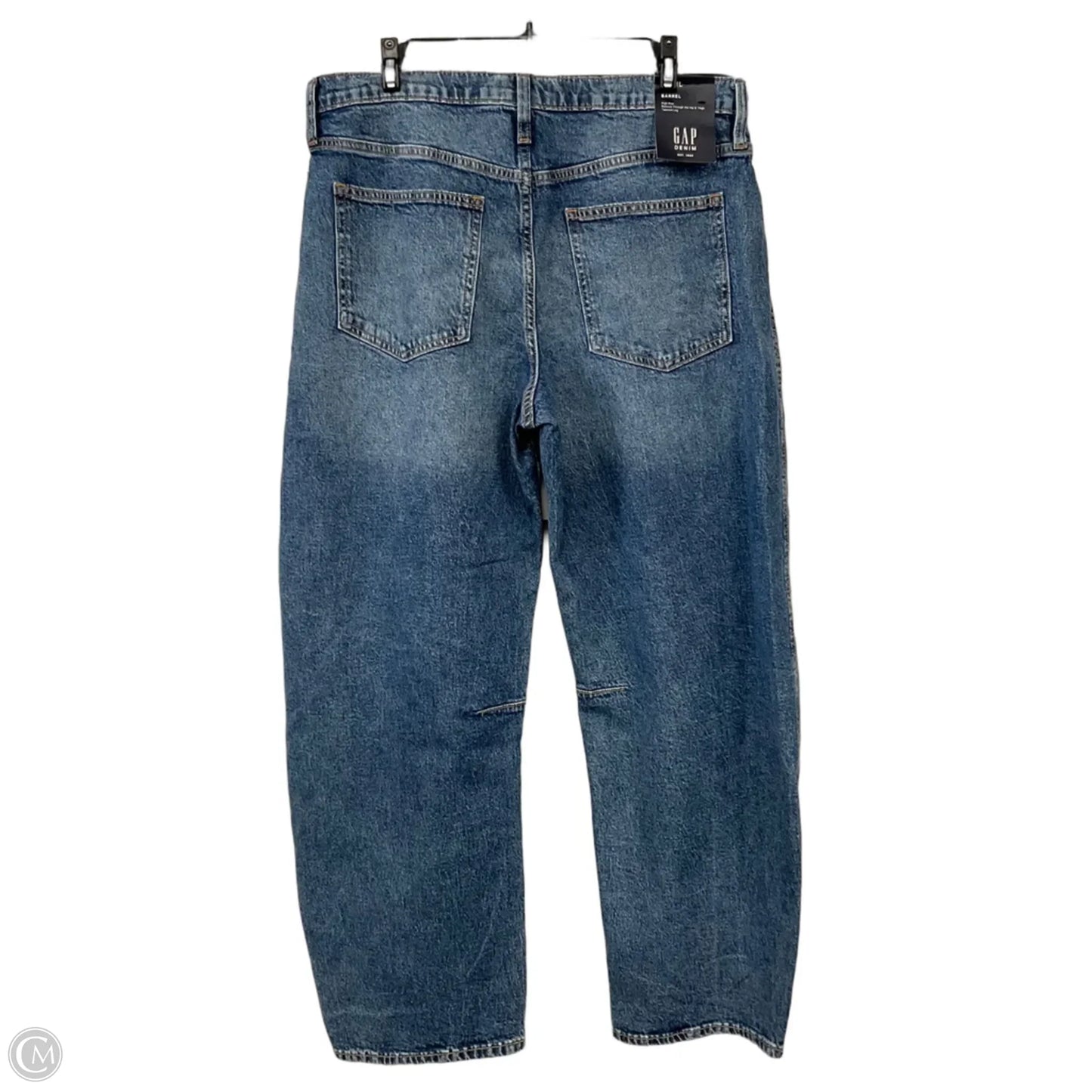 Jeans Wide Leg By Gap In Blue Denim, Size: 12l
