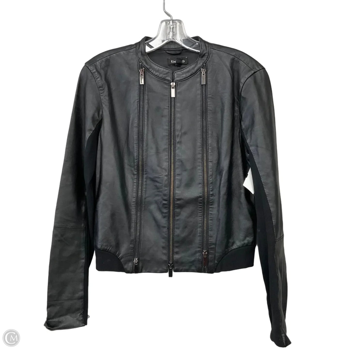 Jacket Moto By Bebe In Black, Size: L