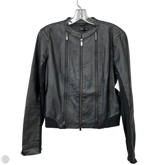 Jacket Moto By Bebe In Black, Size: L