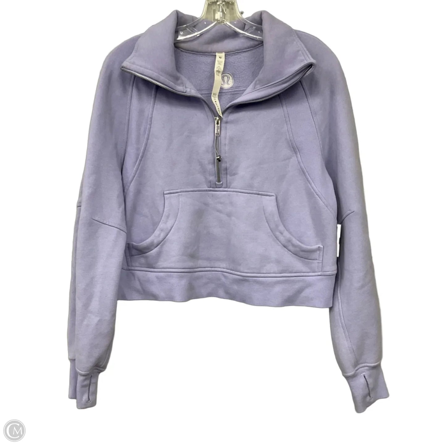 Sweatshirt Collar By Lululemon In Purple, Size: XS/S