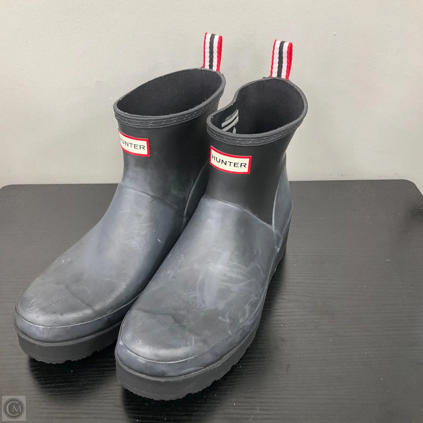 Boots Rain By Hunter In Grey, Size: 11