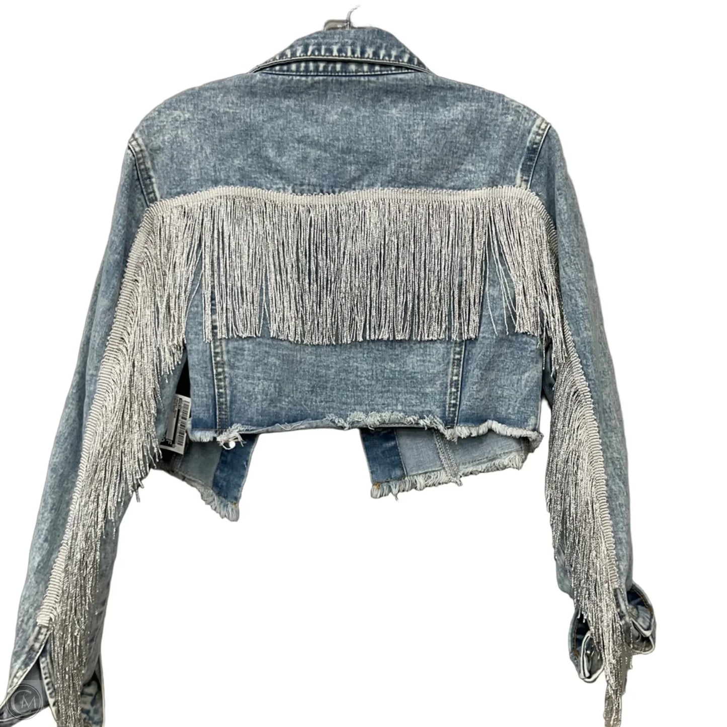 Jacket Denim By Shein In Blue Denim, Size: L