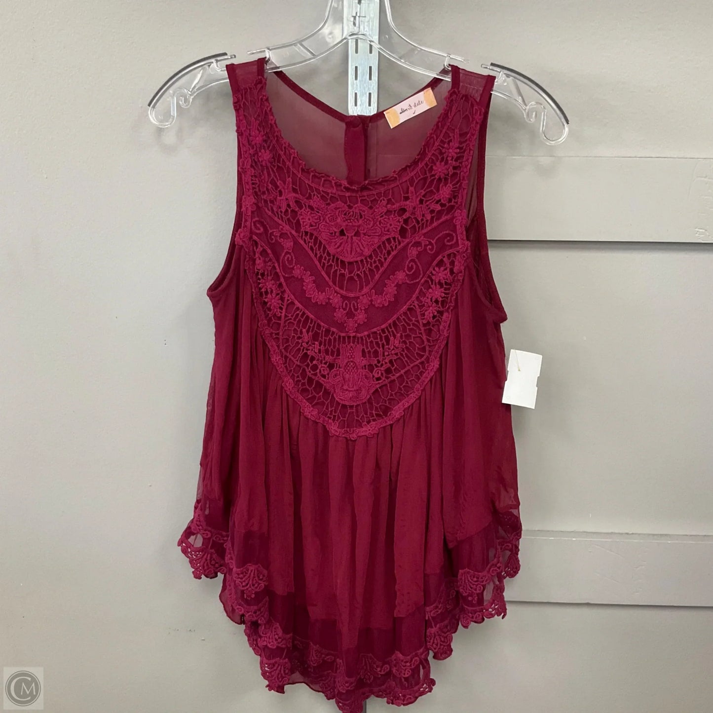 Top Sleeveless By Altard State In Red, Size: S