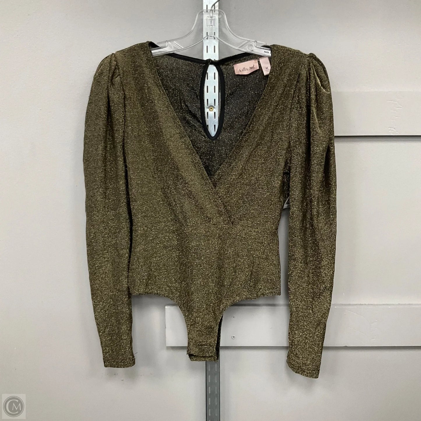Bodysuit By Willow & Root In Gold, Size: M