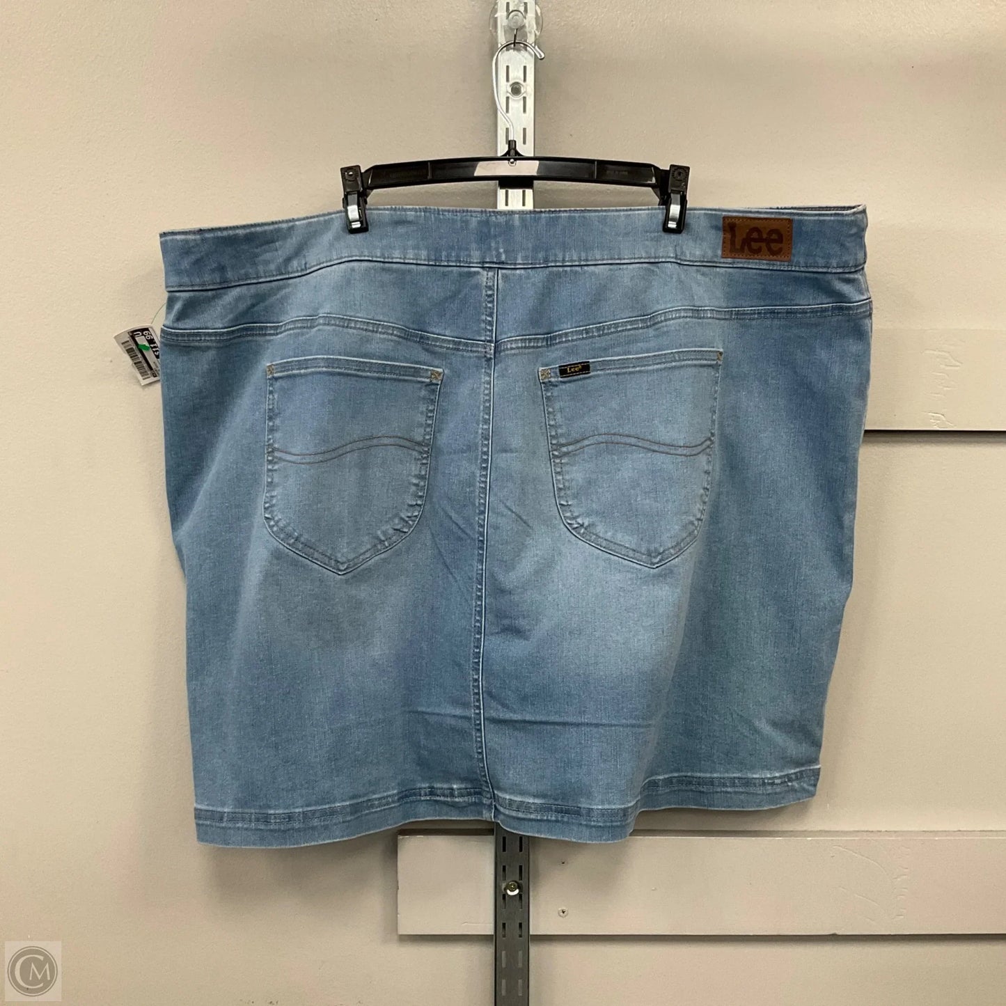 Skort By Lee In Blue Denim, Size: 2x