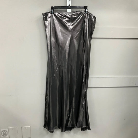 Skirt Maxi By Wild Fable In Silver, Size: L