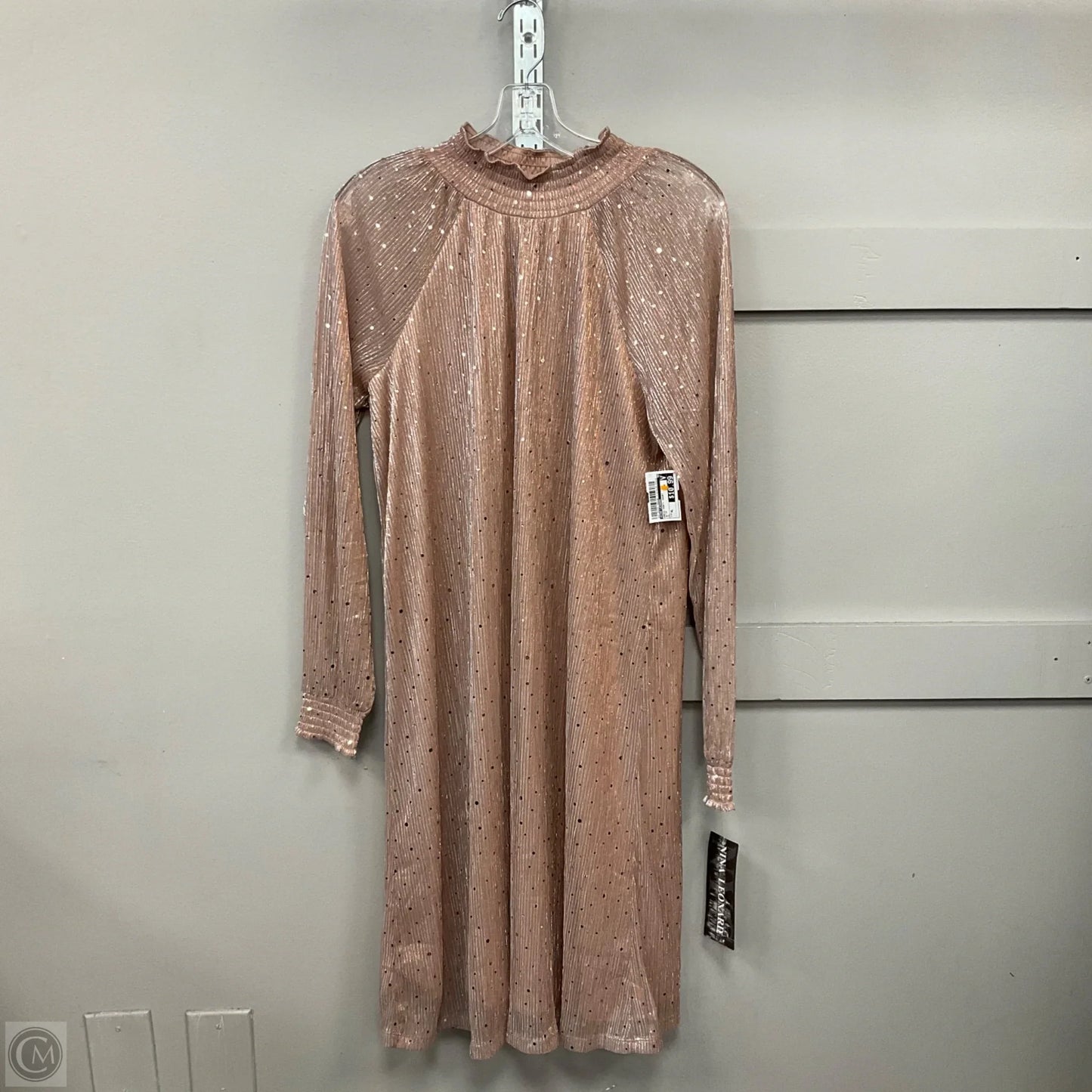 Dress Party Short By Nina Leonard In Beige, Size: Xl