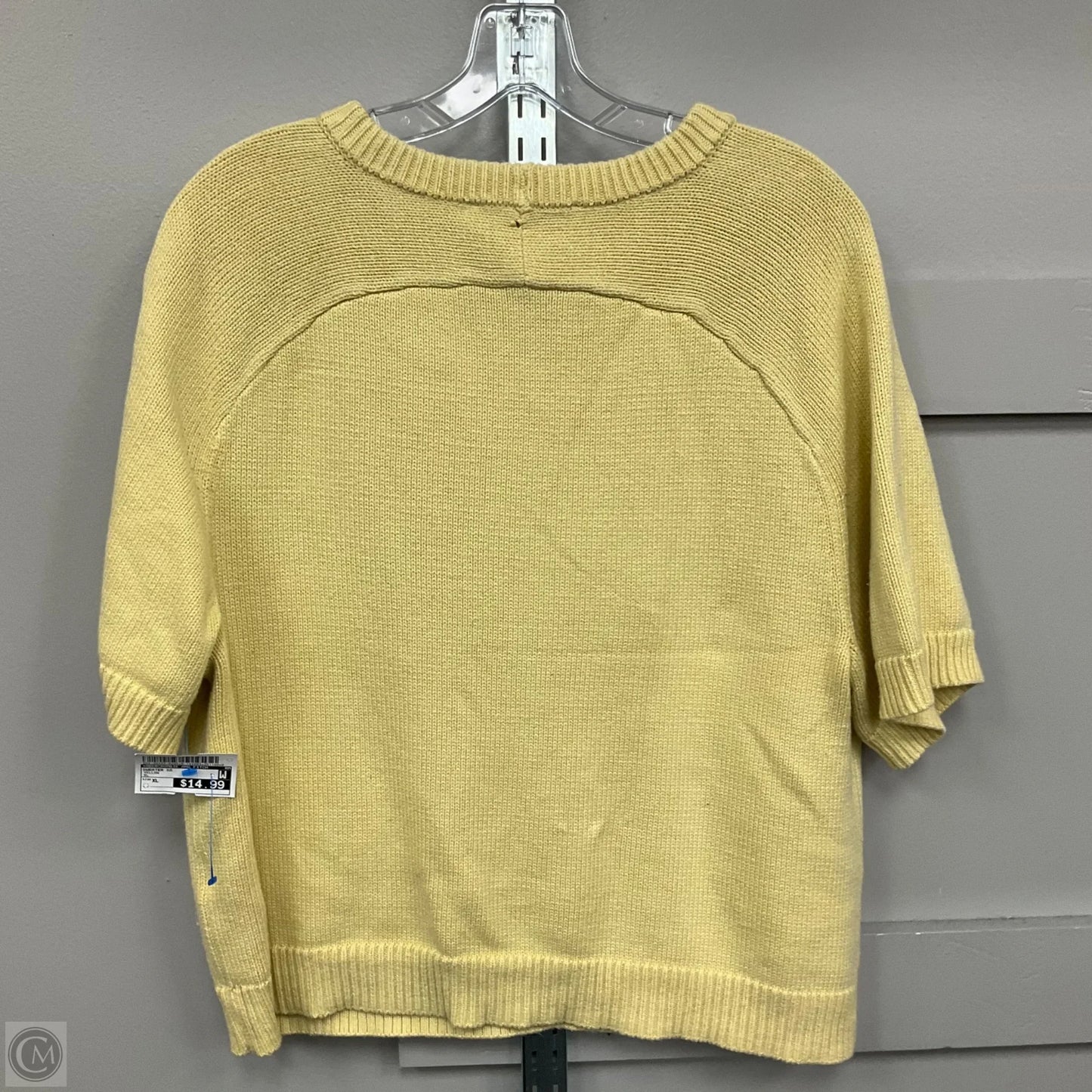 Sweater Short Sleeve By Abercrombie And Fitch In Yellow, Size: Xl
