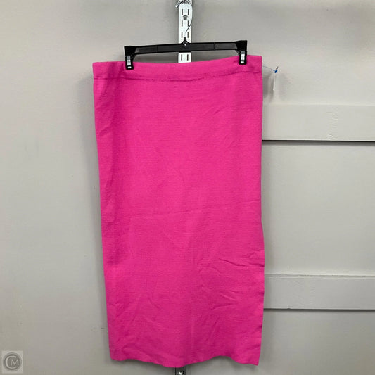 Skirt Midi By Pink Lily In Pink, Size: Xl