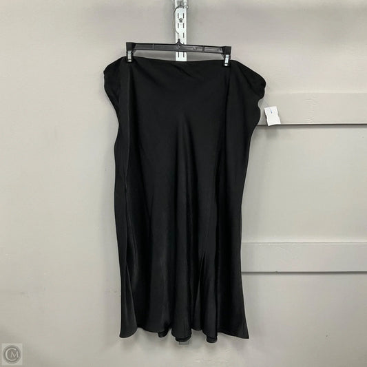 Skirt Maxi By Time And Tru In Black, Size: Xxl