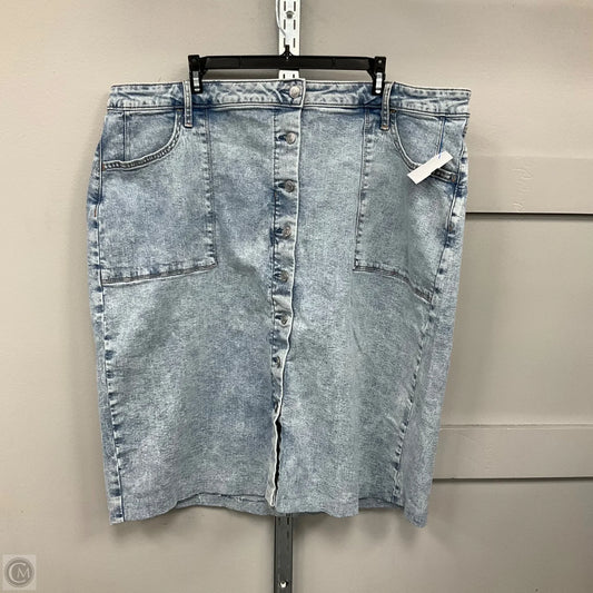 Skirt Mini & Short By Sonoma In Blue Denim, Size: 20