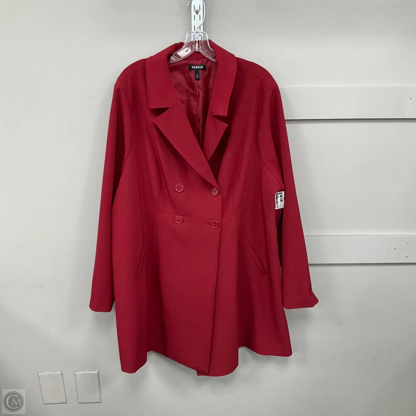 Jacket Other By Torrid In Red, Size: 3x