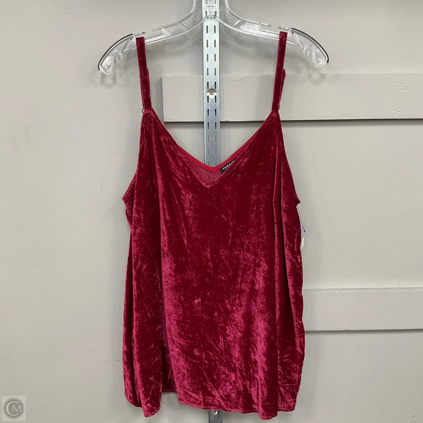 Top Sleeveless By Torrid In Red, Size: 2x