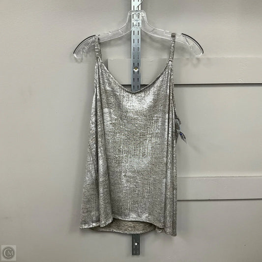 Top Sleeveless By Torrid In Silver, Size: 2x