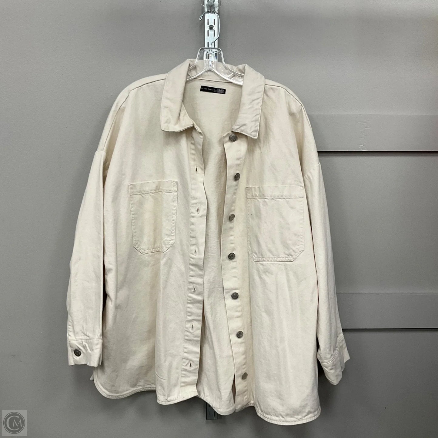 Jacket Denim By Black Tape In Cream Denim, Size: 2x