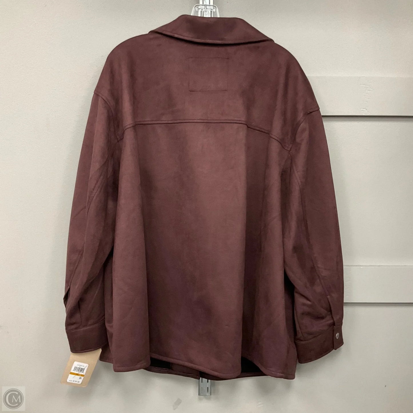 Jacket Moto By Levis In Maroon, Size: 3x