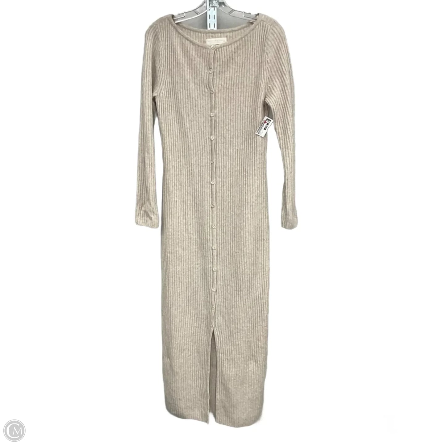 Dress Casual Maxi By Abercrombie And Fitch In Beige, Size: M